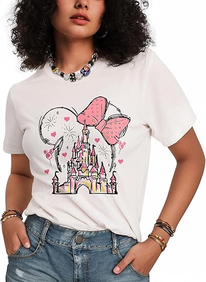 T Shirts for Women Graphic Tees - Womens T-Shirts Cotton Cute Fit Tshirts Teens Girls