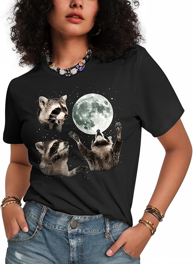 Graphic Tees T Shirts for Women - Cute Womens T-Shirts Cotton Tshirts Tops Teens Girls