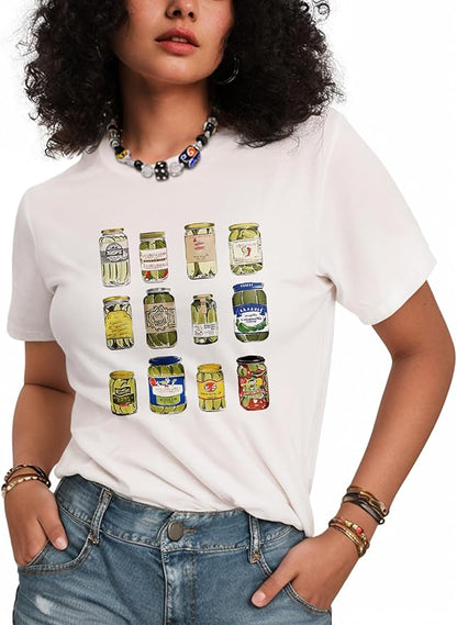 Graphic Tees T Shirts for Women - Cute Womens T-Shirts Cotton Tshirts Tops Teens Girls