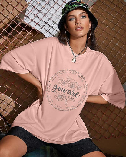 Oversized Tshirts for Women - T Shirt Graphic Tees Loose Crewneck Pattern Sleeve Cute Print Fashion Summer Tops